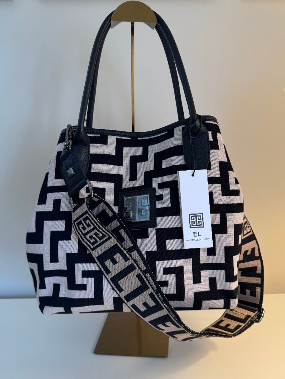 NWT EL The Light Of Greece Emmelia Tote RARE One of a Kind Bag